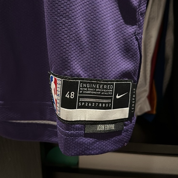 Devin Booker Phoenix Suns Nike Authentic Jersey - Association Edition - Purple - Picture 4 of 7